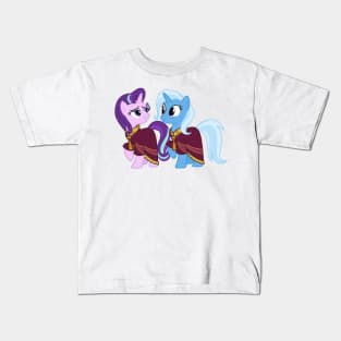 Starlight Glimmer and Trixie in robes Kids T-Shirt